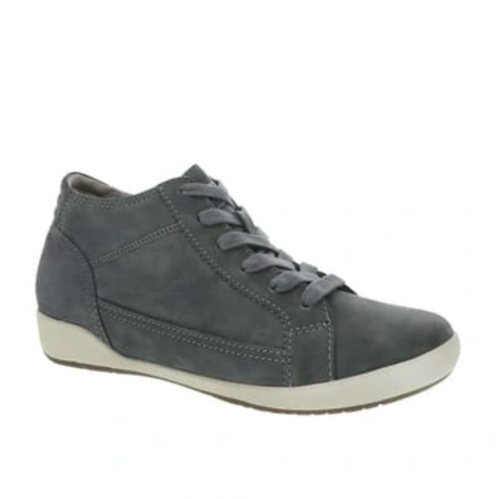 Dansko Onyx Mid Top Milled Nubuck Leather Sneaker in Slate Size‎ 8 or 38